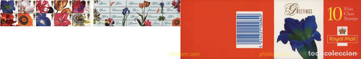 Sellos: 3525 MNH GRAN BRETA&Ntilde;A 1997 FLORES