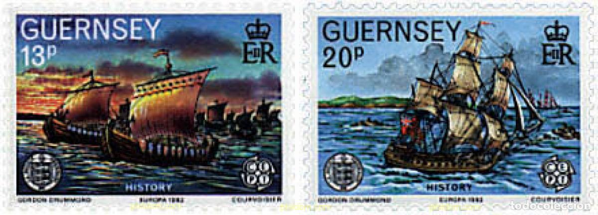 Sellos: 212991 MNH GUERNSEY 1982 EUROPA CEPT. HISTORIA