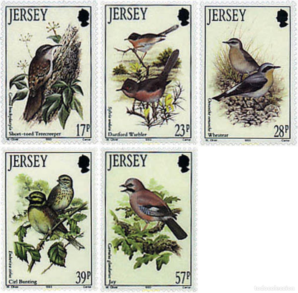 Sellos: 66636 MNH JERSEY 1993 PAJAROS DE VERANO