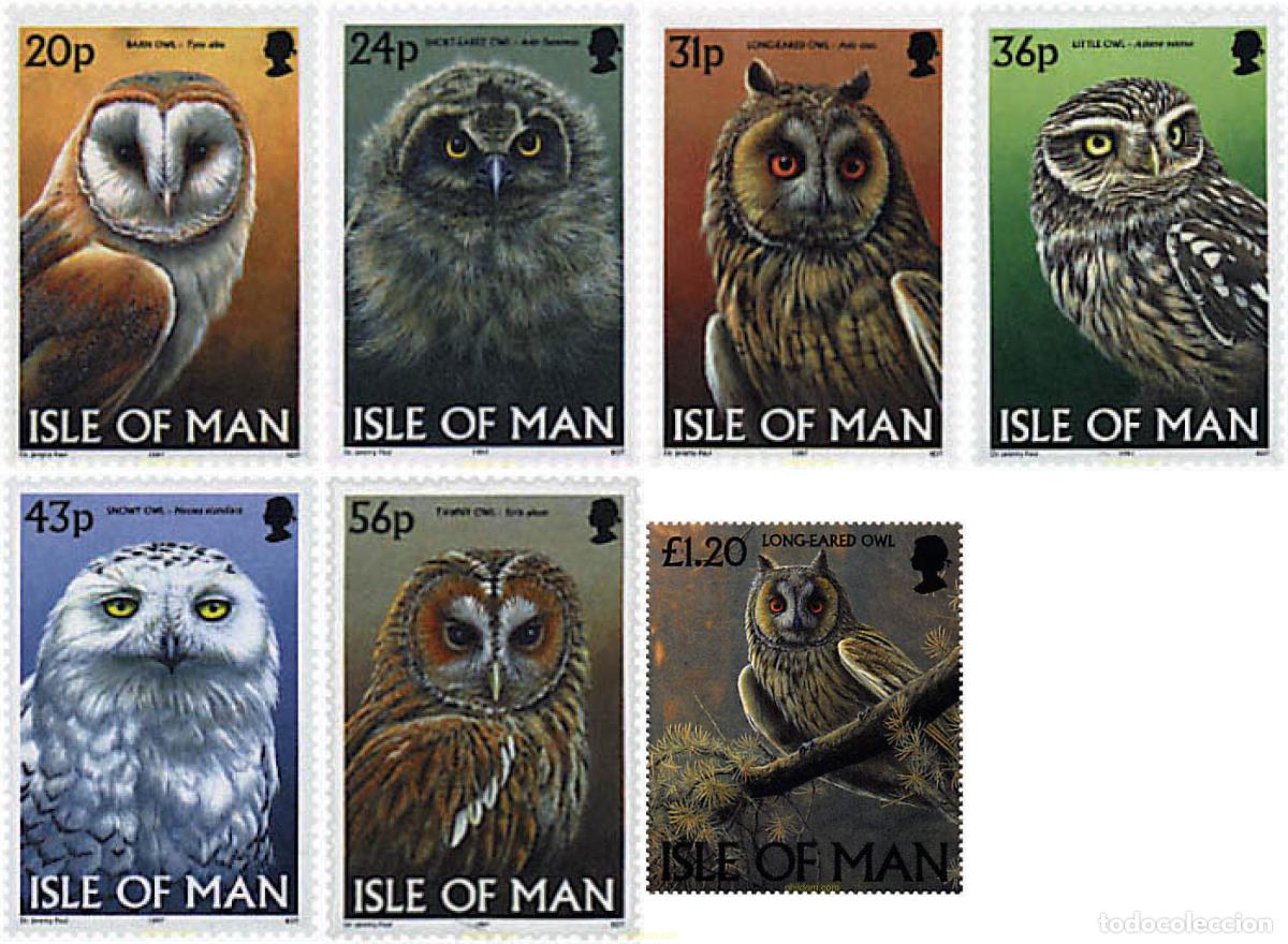 Sellos: 66483 MNH MAN 1997 AVES NOCTURNAS