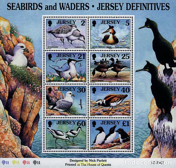 Sellos: 66659 MNH JERSEY 1998 AVES MARINAS Y ZANCUDAS