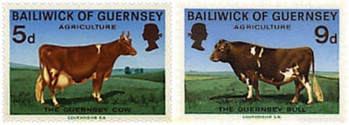 Timbres: 211768 MNH GUERNSEY 1970 AGRICULTURA Y HORTICULTURA