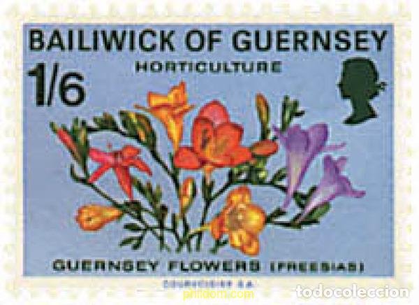 Timbres: 267574 MNH GUERNSEY 1970 AGRICULTURA Y HORTICULTURA