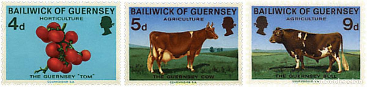 Timbres: 340568 MNH GUERNSEY 1970 AGRICULTURA Y HORTICULTURA