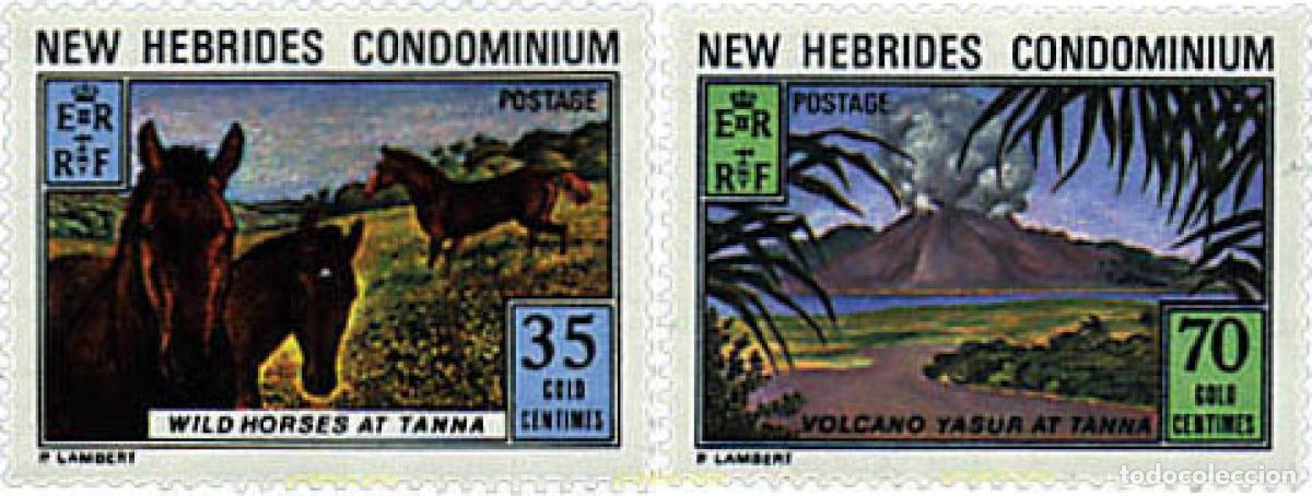 Sellos: 346307 MNH NUEVAS HEBRIDAS 1973 TURISMO