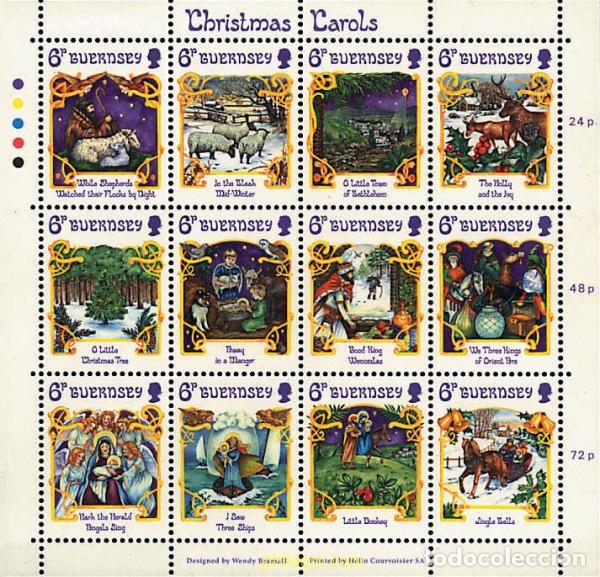 Sellos: 9320 MNH GUERNSEY 1986 NAVIDAD
