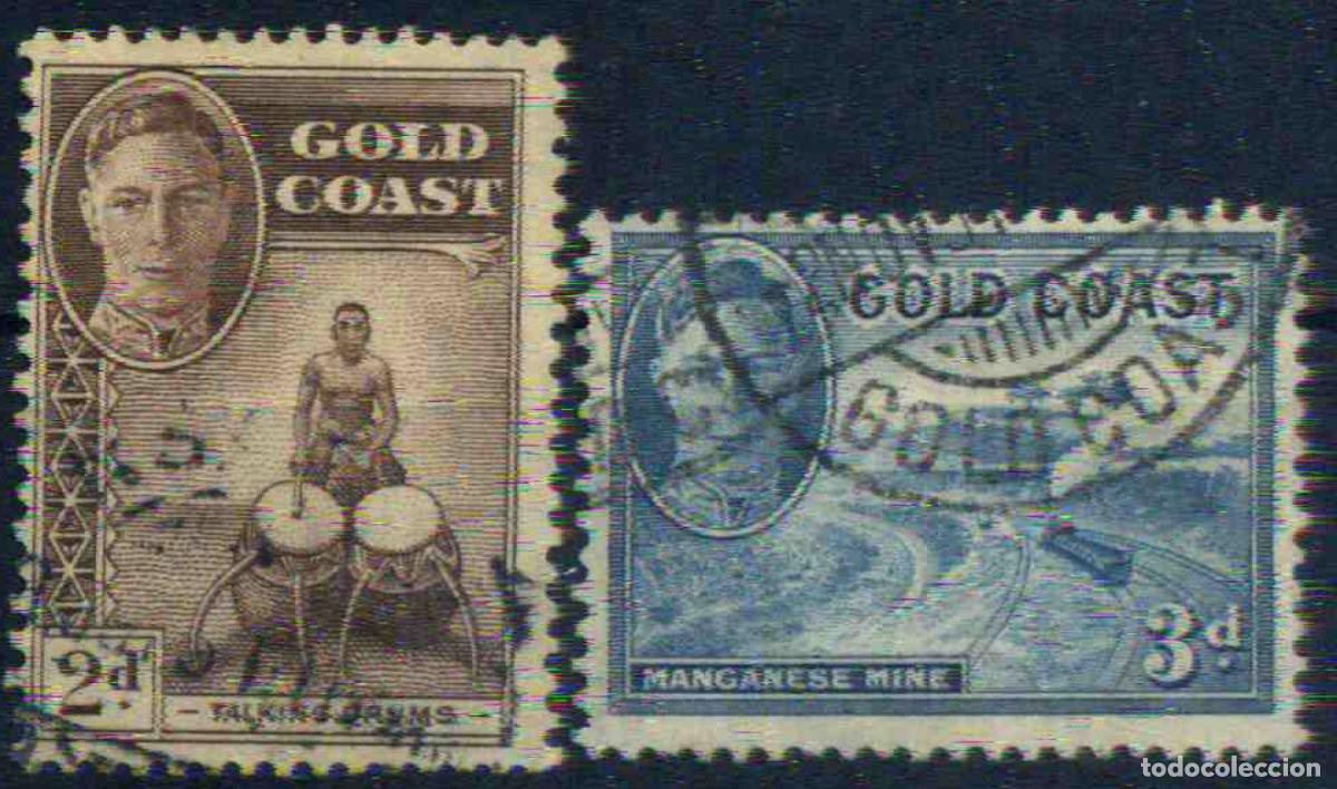 Sellos: Colonia brit&aacute;nica de Costa de Oro (futura Ghana) 1939-1948