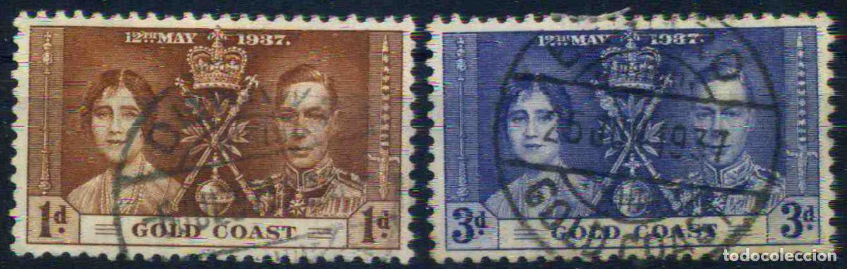 Sellos: Colonia brit&aacute;nica de Costa de Oro (futura Ghana) 1937