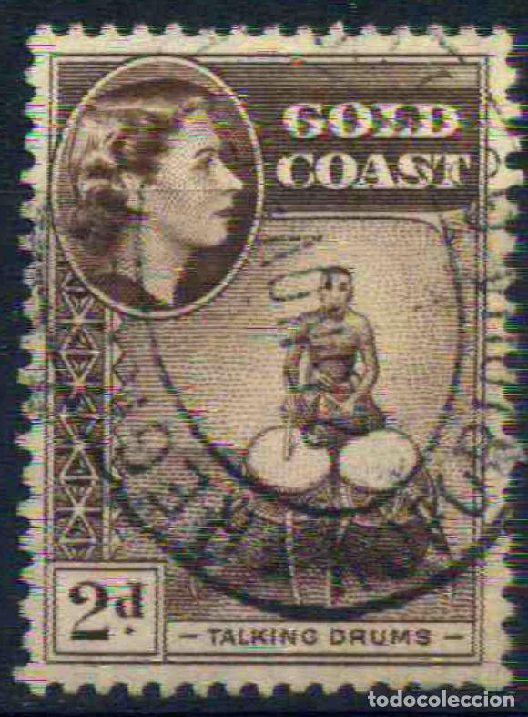 Sellos: Colonia brit&aacute;nica de Costa de Oro (futura Ghana) 1954