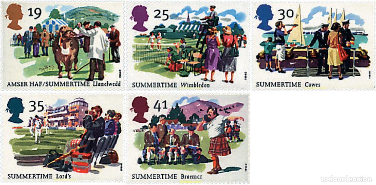 Sellos: 90647 MNH GRAN BRETA&Ntilde;A 1994 EL VERANO