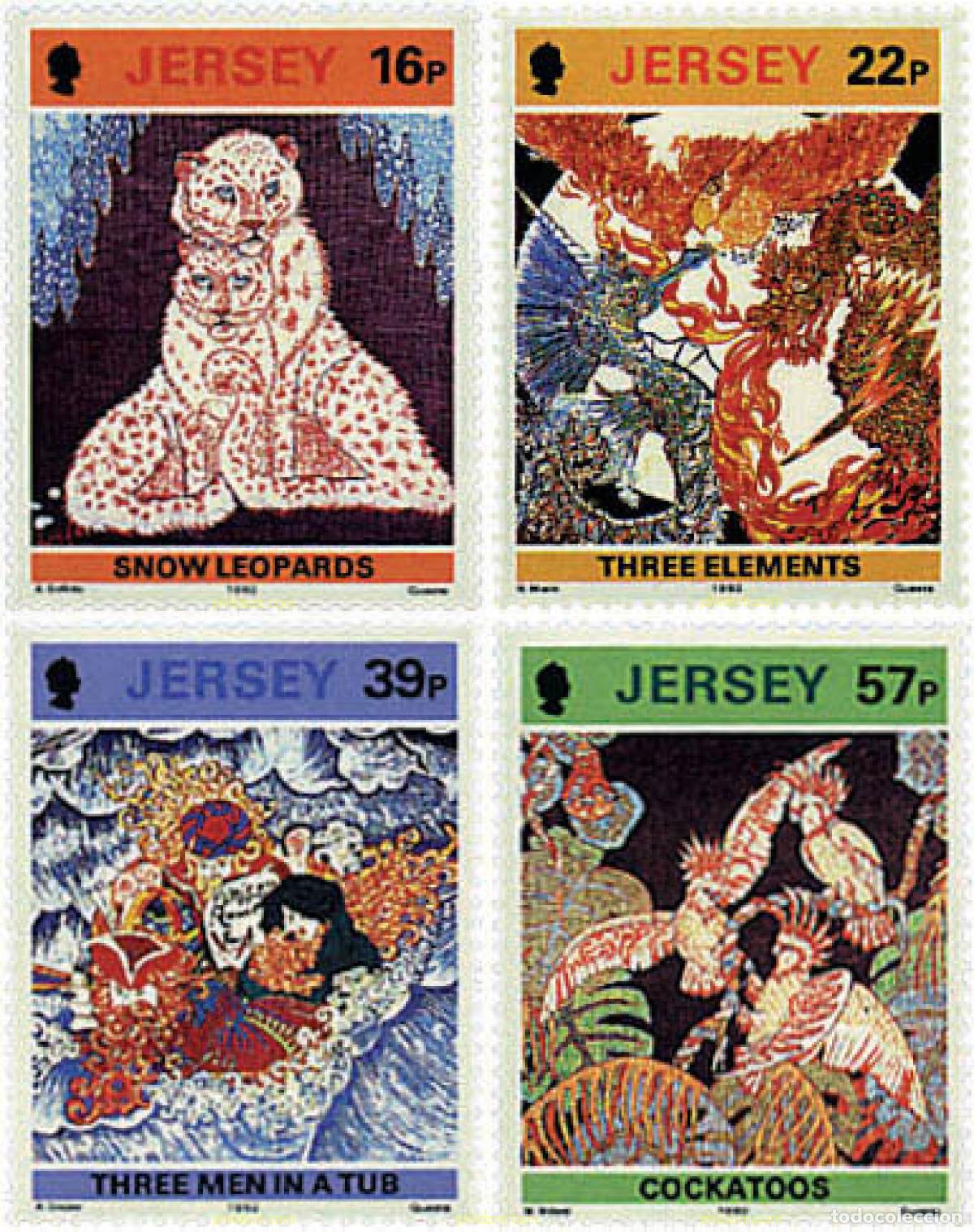 Sellos: 66613 MNH JERSEY 1992 PINTURA