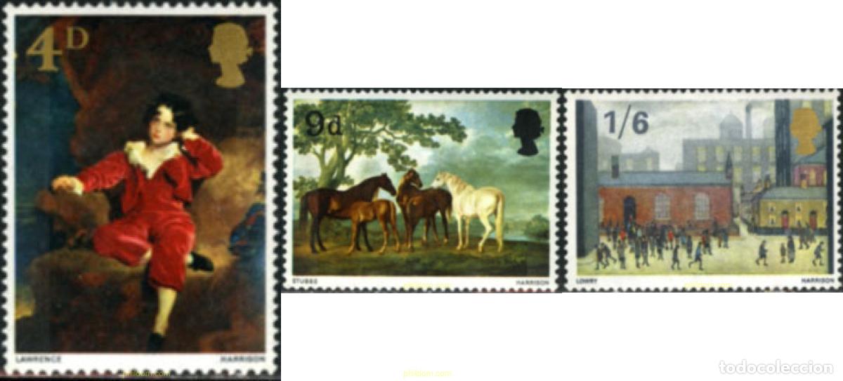 Timbres: 66095 MNH GRAN BRETA&Ntilde;A 1967 CABALLOS. Pintura