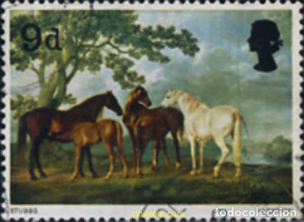 Timbres: 355711 USED GRAN BRETA&Ntilde;A 1967 CABALLOS. Pintura