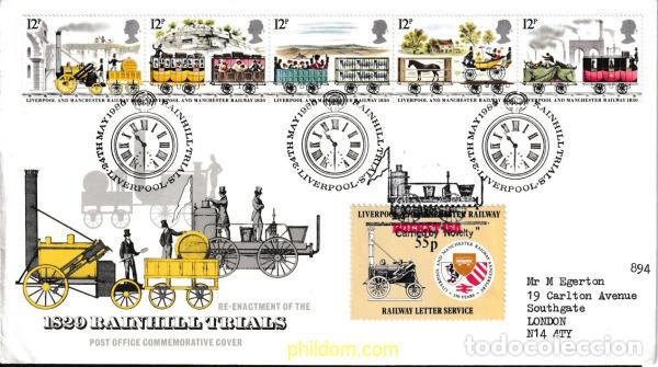 Timbres: 402463 MNH GRAN BRETA&Ntilde;A 1980 150 ANIVERSARIO DE LA LINEA LIVERPOOL-MANCHESTER