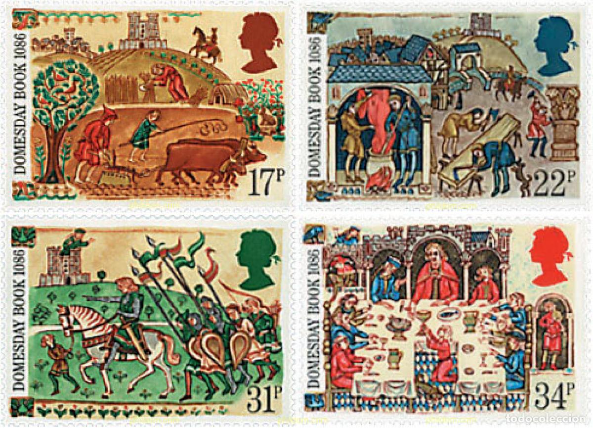 Sellos: 66134 MNH GRAN BRETA&Ntilde;A 1986 LA VIDA MEDIEVAL