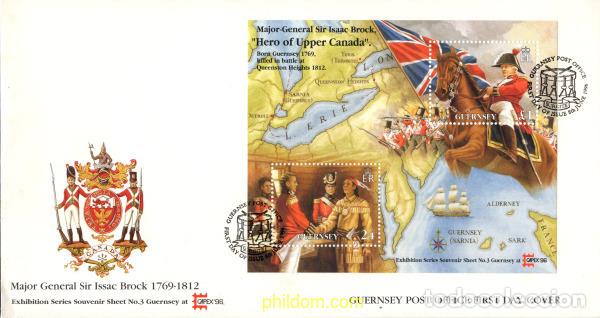 Sellos: 403411 MNH GUERNSEY 1996 CAPEX 96. EXPOSICION FILATELICA INTERNACIONAL