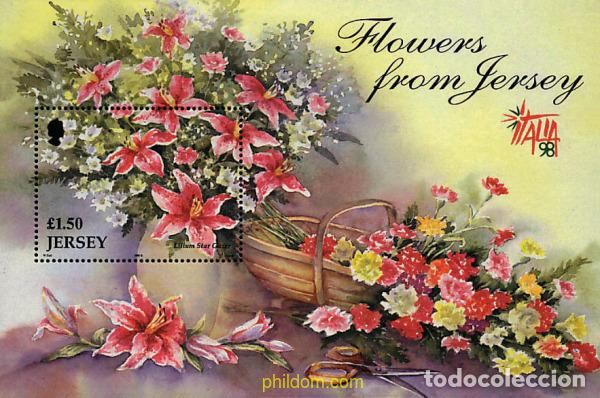 Sellos: 91938 MNH JERSEY 1998 FLORES DE JERSEY