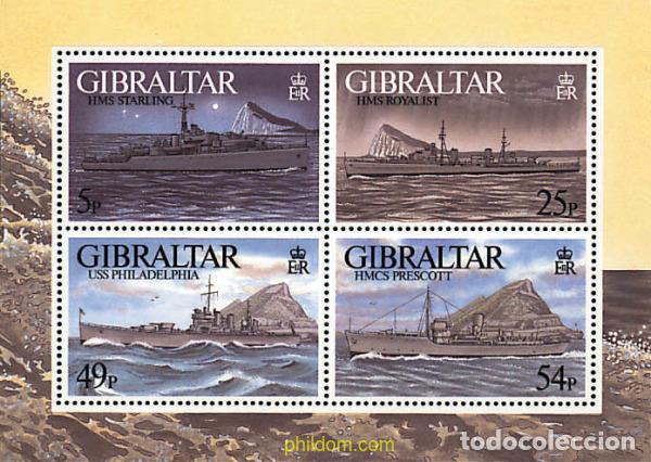 Briefmarken: 84303 MNH GIBRALTAR 1996 BARCOS DE GUERRA