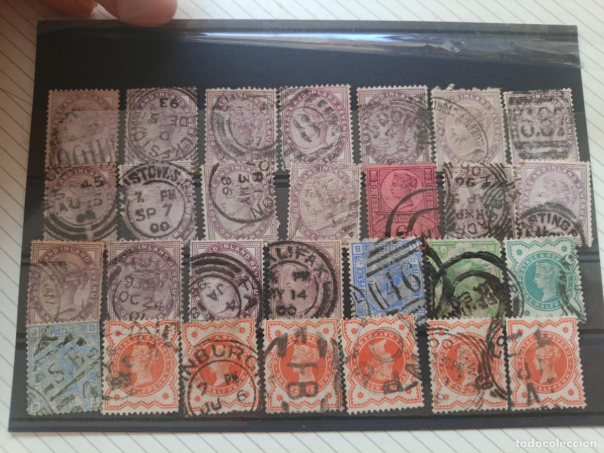 Sellos: Lote de sellos de Reino Unido