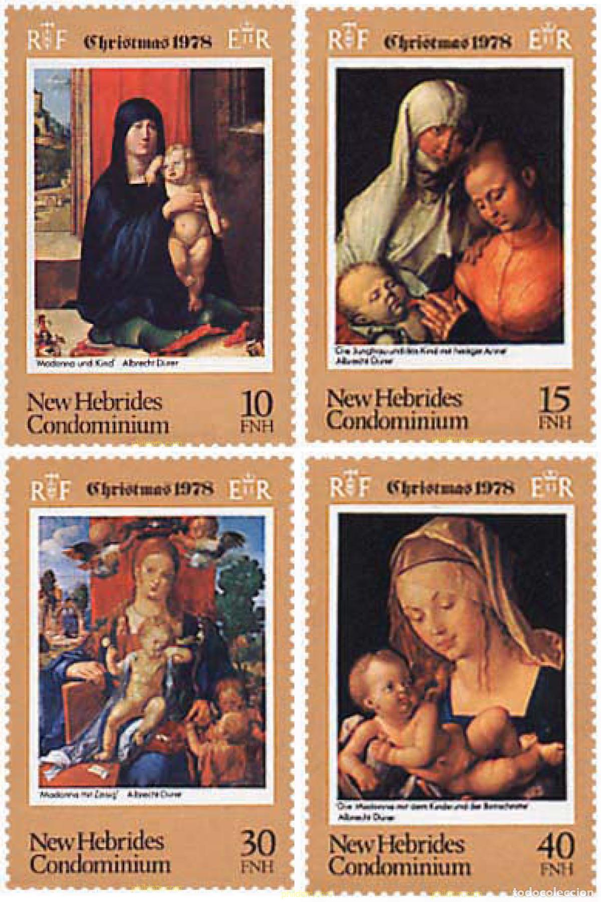 Timbres: 204917 MNH NUEVAS HEBRIDAS 1978 NAVIDAD