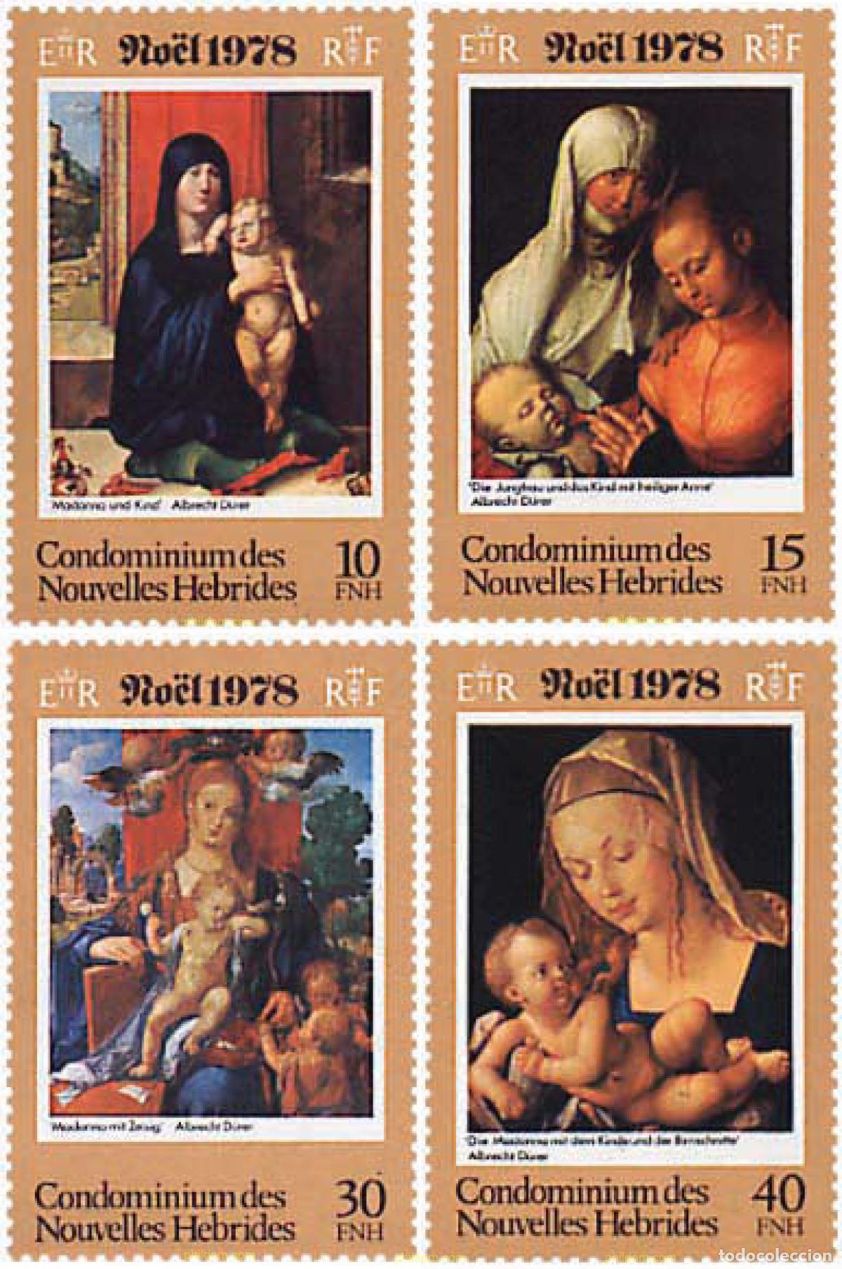 Timbres: 44439 MNH NUEVAS HEBRIDAS 1978 NAVIDAD