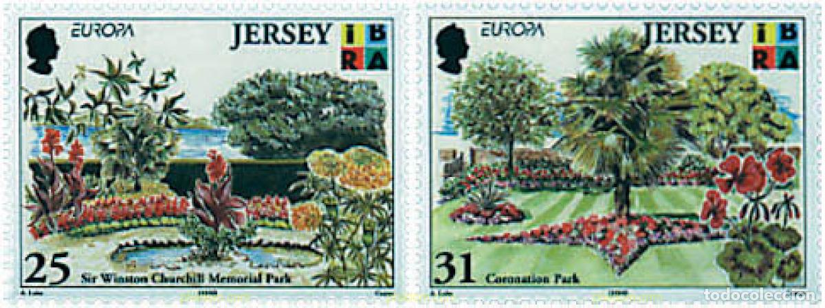 Timbres: 335735 MNH JERSEY 1999 EUROPA CEPT. RESERVAS Y PARQUES NATURALES