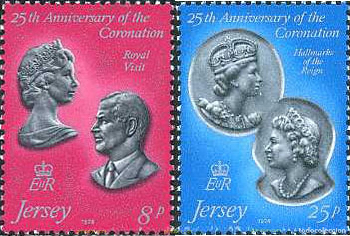 Francobolli: 168002 MNH JERSEY 1978 VISITA REAL