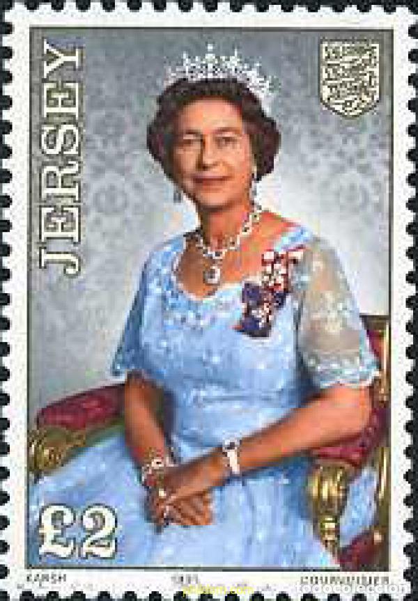 Francobolli: 66599 MNH JERSEY 1991 REINA ISABEL II