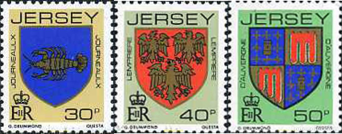 Stamps: 217871 MNH JERSEY 1982 ESCUDOS DE ARMAS