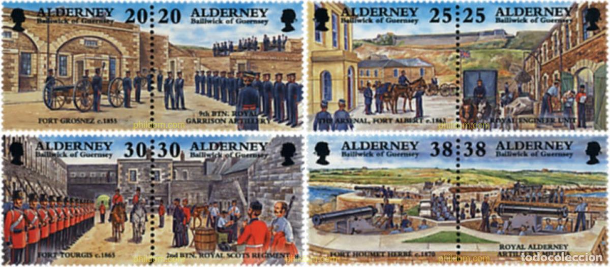 Sellos: 6456 MNH ALDERNEY 1999 DESARROLLO HISTORICO DE ALDERNEY