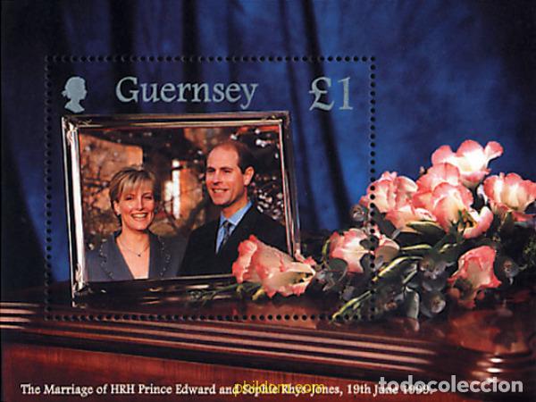Sellos: 99682 MNH GUERNSEY 1999 BODA DEL PRINCIPE EDUARDO Y MISS SOFIA RHYS-JONES
