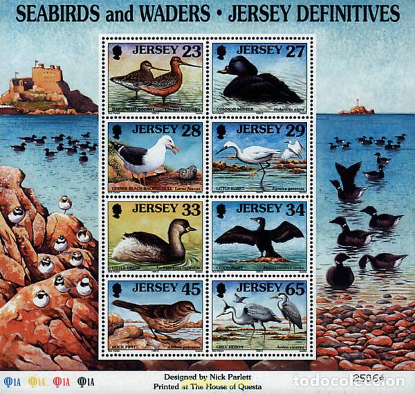 Sellos: 74885 MNH JERSEY 1999 AVES MARINAS Y ZANCUDAS