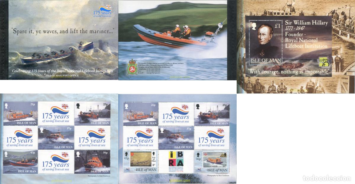 Sellos: 2449 MNH MAN 1999 175 ANIVERSARIO DE LA ROYAL NATIONAL LIFEBOAT INSTITUTION