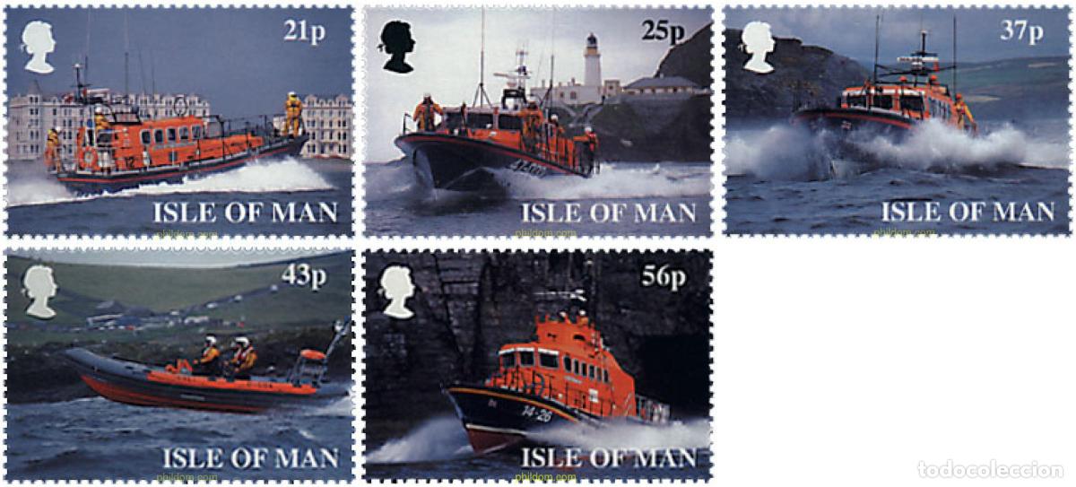Sellos: 66052 MNH MAN 1999 175 ANIVERSARIO DE LA ROYAL NATIONAL LIFEBOAT INSTITUTION