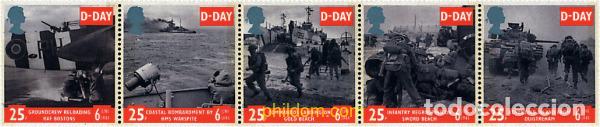 Sellos: 6677 MNH GRAN BRETA&Ntilde;A 1994 50 ANIVERSARIO DEL DESEMBARCO DE NORMANDIA