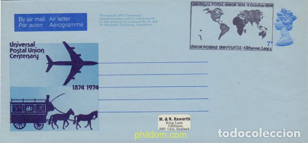 Sellos: 589362 MNH GRAN BRETA&Ntilde;A 1974 CENTENARIO DE LA UNION POSTAL UNIVERSAL