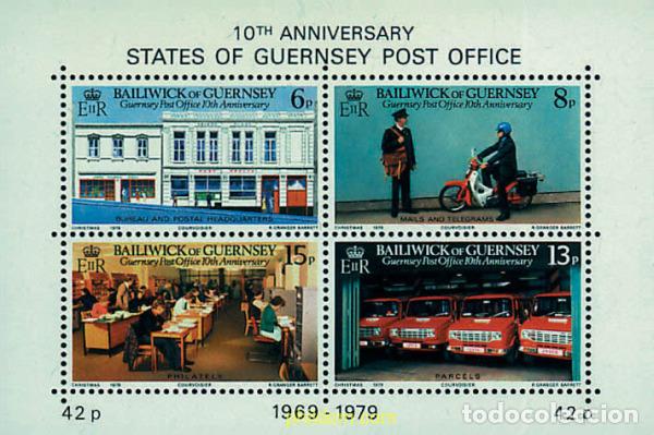 Sellos: 45779 MNH GUERNSEY 1979 10 ANIVERSARIO DE LA INDEPENDENCIA POSTAL