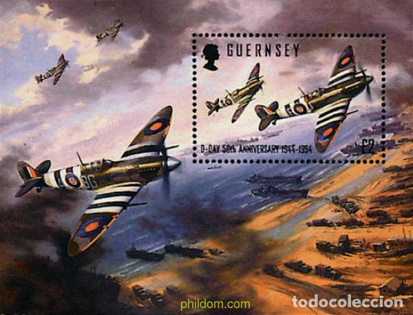 Sellos: 41575 MNH GUERNSEY 1994 50 ANIVERSARIO DEL DESEMBARCO DE NORMANDIA