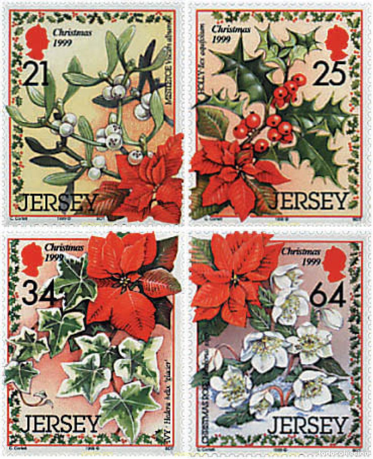 Sellos: 91942 MNH JERSEY 1999 NAVIDAD. FLORES DE NAVIDAD