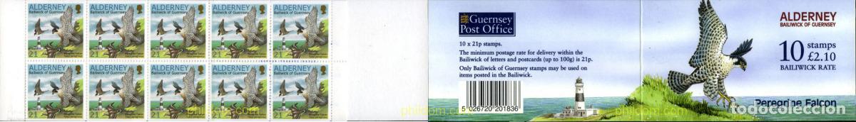 Sellos: 167658 MNH ALDERNEY 2000 HALCON PEREGRINO