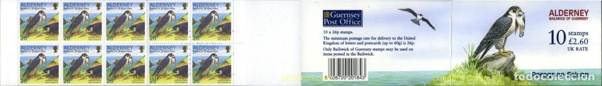 Sellos: 170855 MNH ALDERNEY 2000 HALCON PEREGRINO