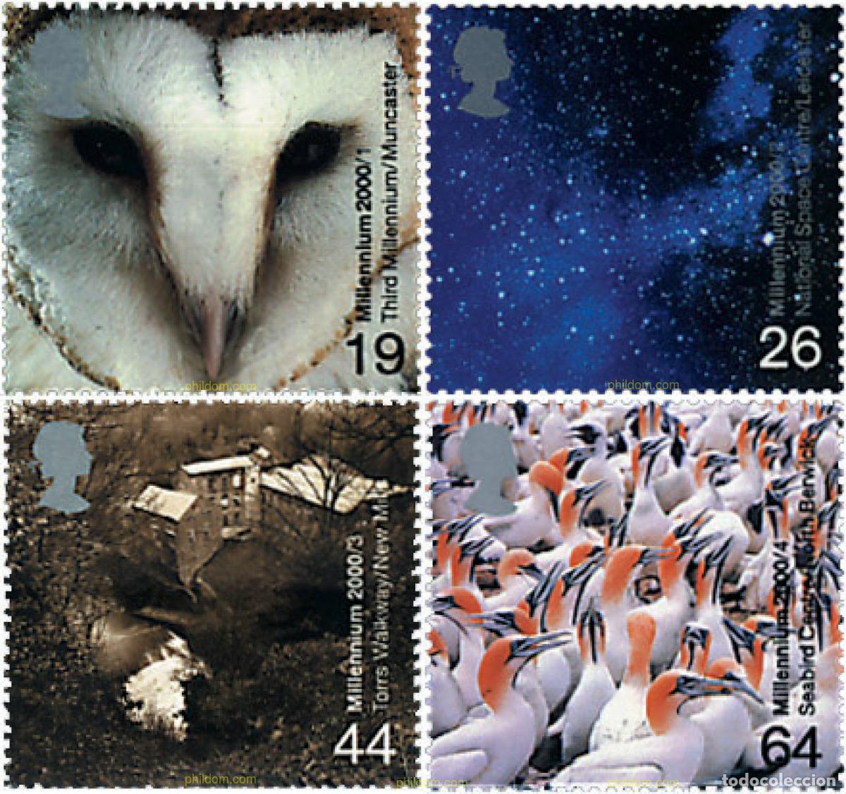Sellos: 90720 MNH GRAN BRETA&Ntilde;A 2000 MILENIO. ARRIBA Y MAS ALLA