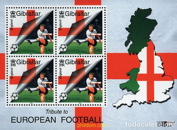 Sellos: 318202 MNH GIBRALTAR 2000 EURO 2000. COPA DE EUROPA DE FUTBOL
