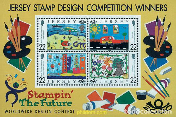 Sellos: 100022 MNH JERSEY 2000 DIBUJOS INFANTILES