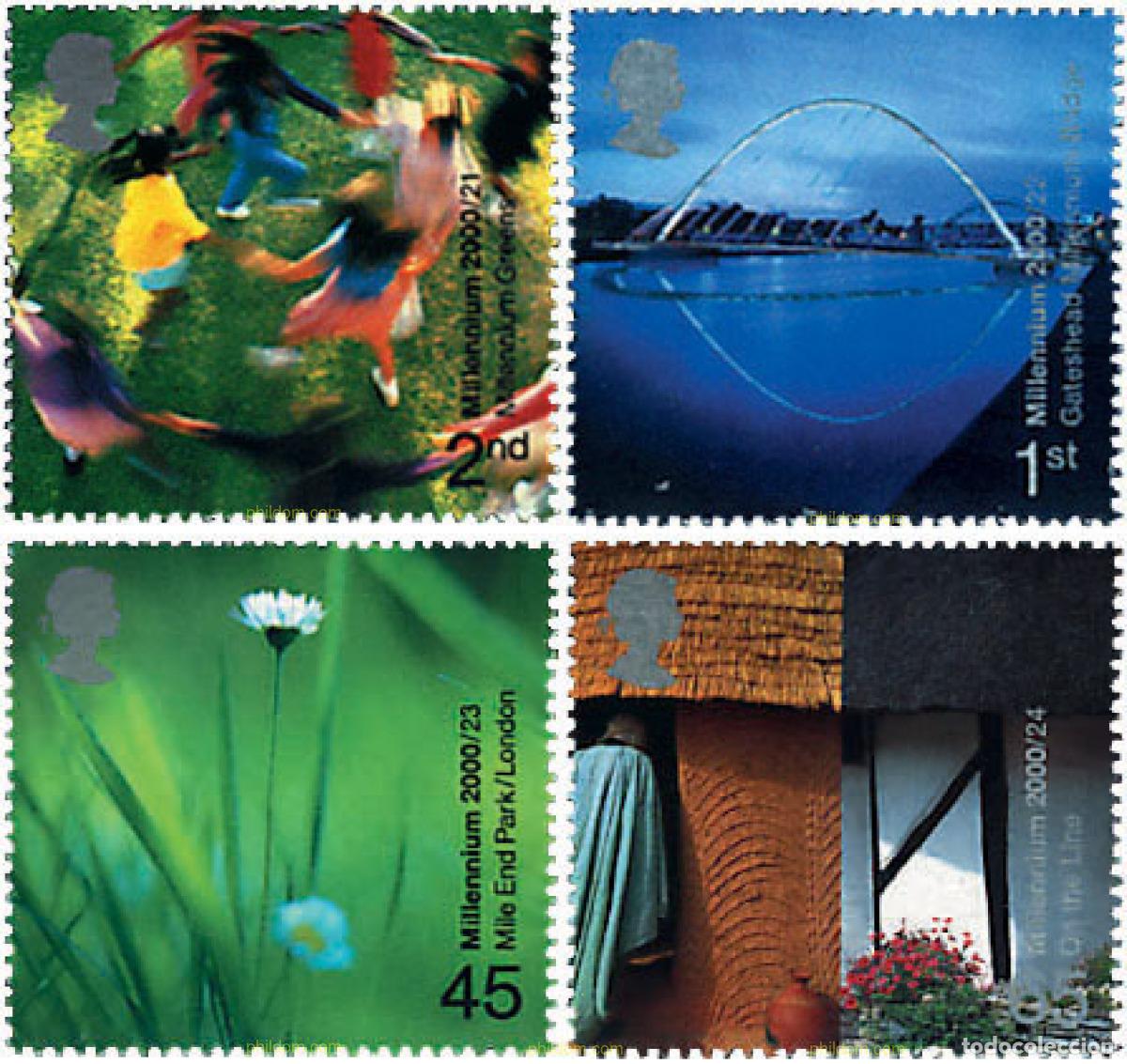Sellos: 91286 MNH GRAN BRETA&Ntilde;A 2000 MILENIO