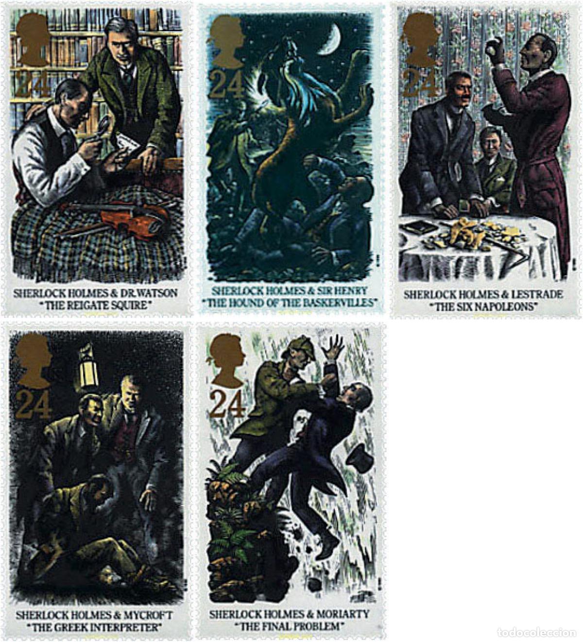 Sellos: 66155 MNH GRAN BRETA&Ntilde;A 1993 SHERLOCK HOLMES