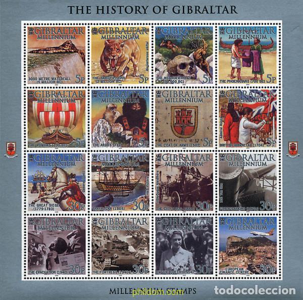 Sellos: 276362 MNH GIBRALTAR 2000 HISTORIA DE GIBRALTAR