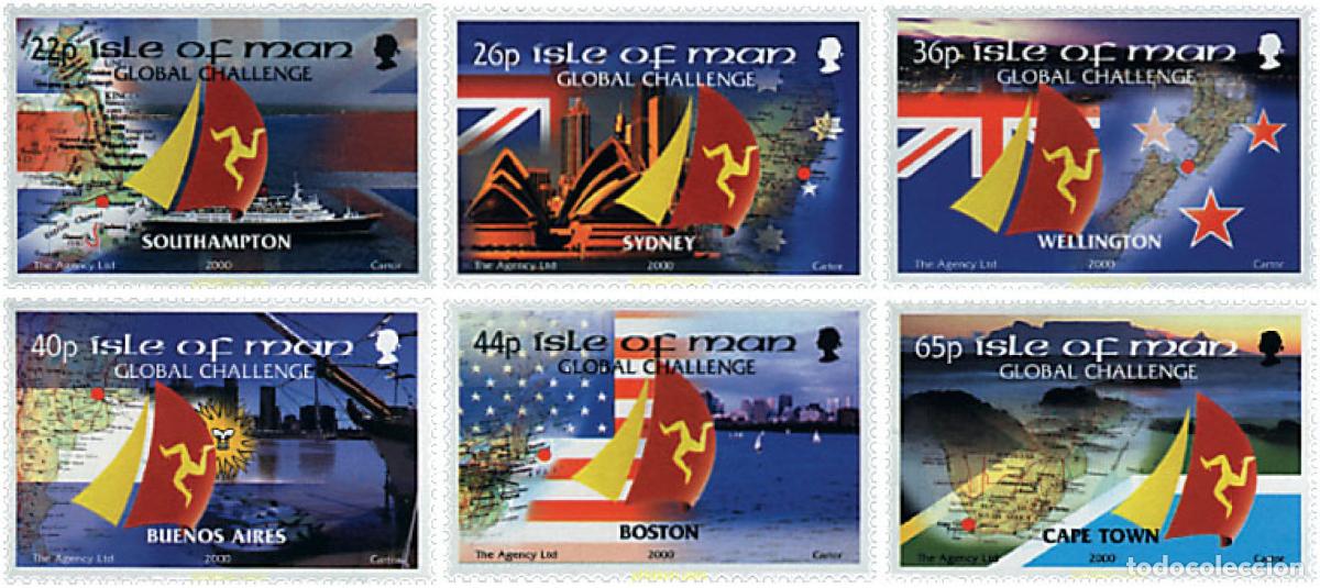 Sellos: 50677 MNH MAN 2000 CARRERAS DE YACHTS GLOBAL CHALLANGE 2000-2001