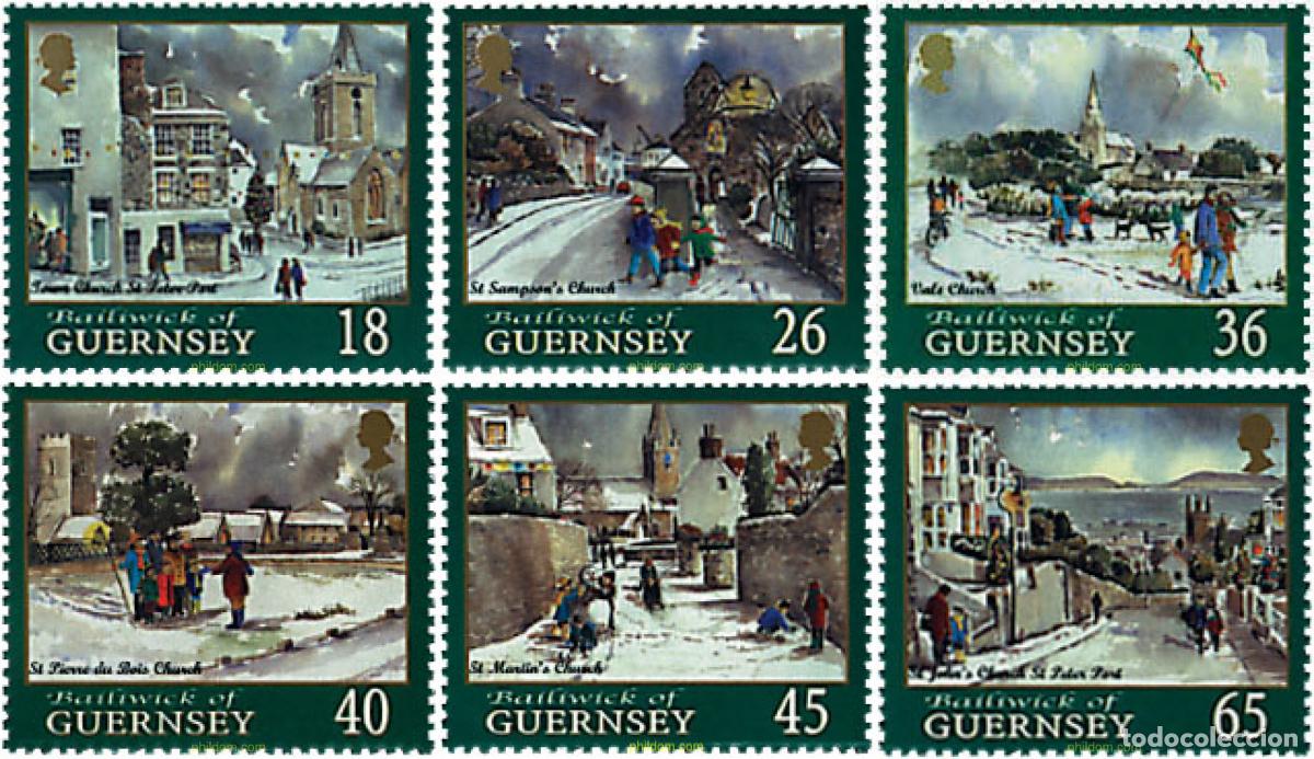 Sellos: 52634 MNH GUERNSEY 2000 NAVIDAD