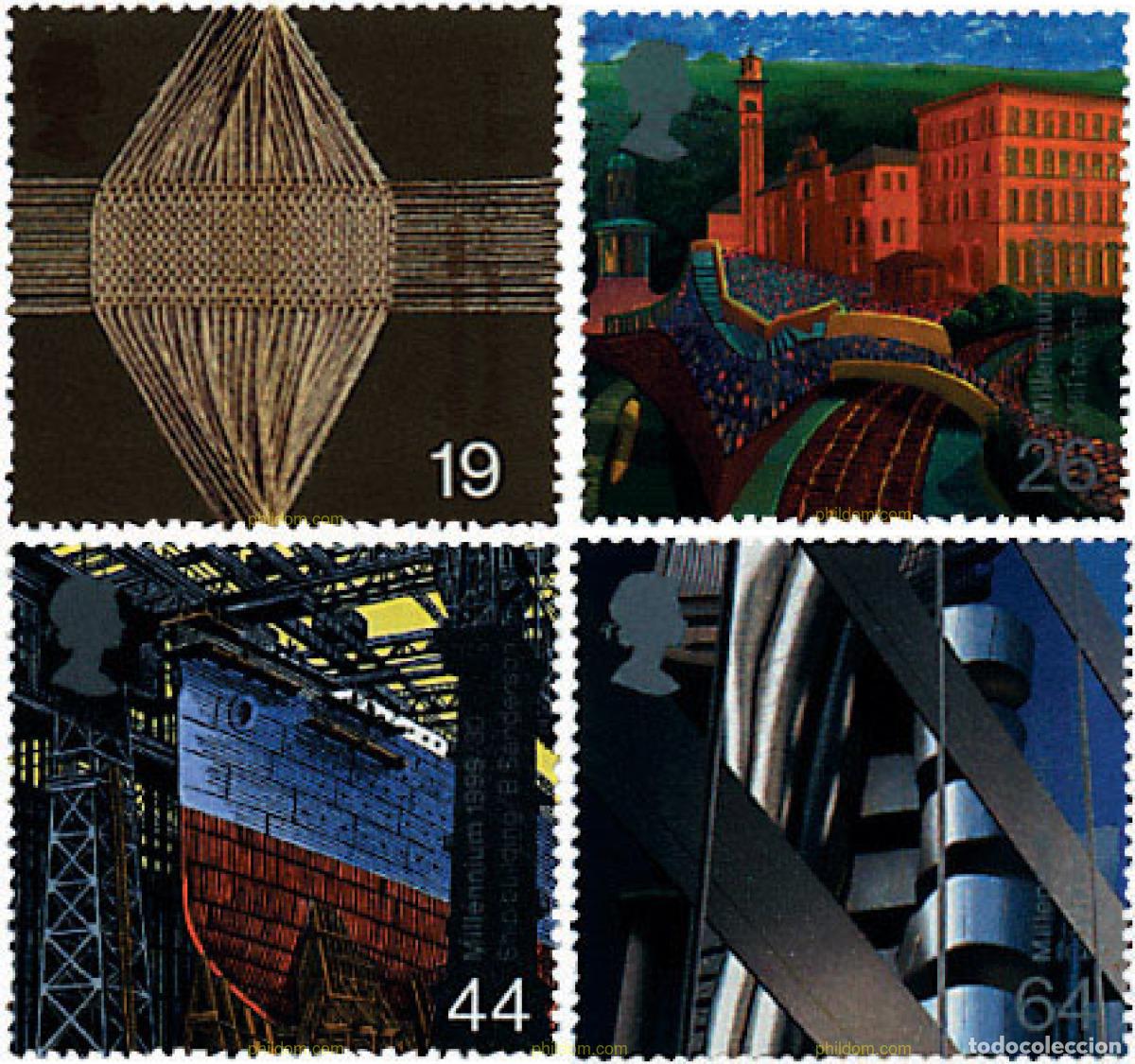 Sellos: 90682 MNH GRAN BRETA&Ntilde;A 1999 MILENIO. TRABAJO
